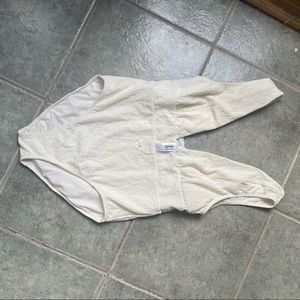 Never worn- Andie Swim - The Mykonos - Terra - Bone - Long Torso - L